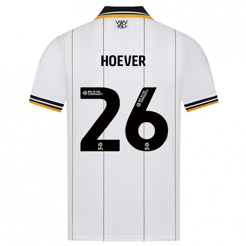 Danxen Hombre Camiseta Ki-Jana Hoever #26 Naranja Blanco Negro 2ª Equipación 2026/27 La Camisa México
