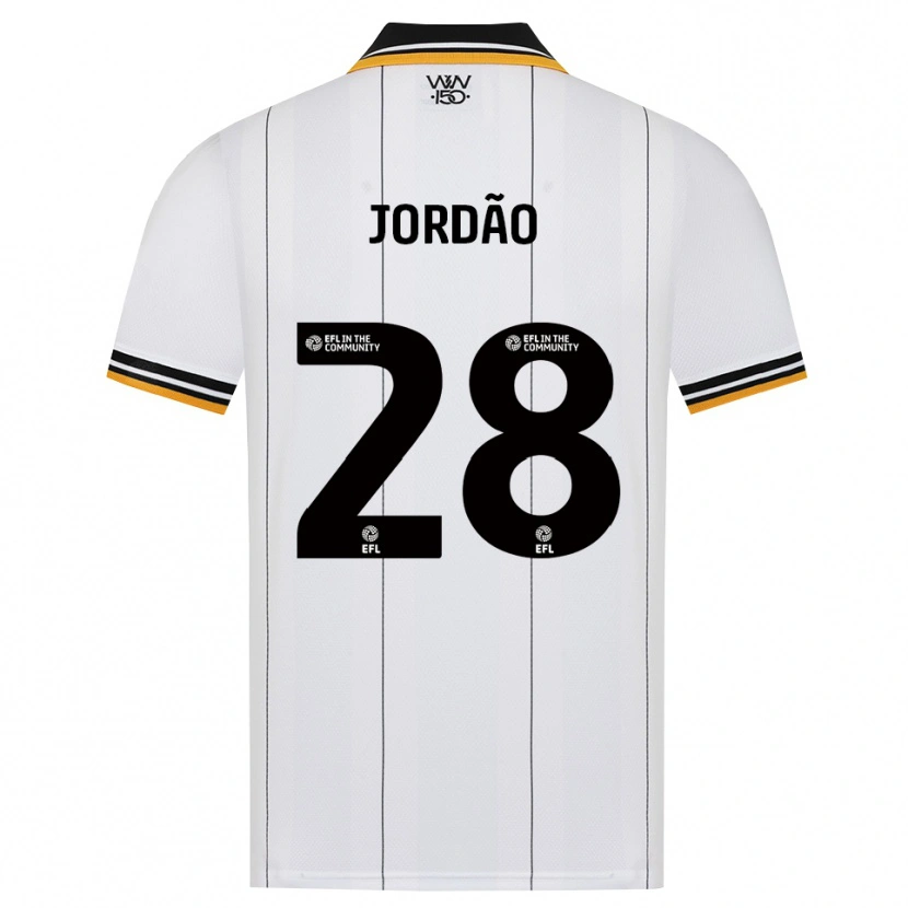 Danxen Hombre Camiseta Bruno Jordão #28 Naranja Blanco Negro 2ª Equipación 2026/27 La Camisa México