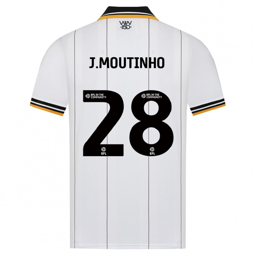 Danxen Hombre Camiseta Joao Moutinho #28 Naranja Blanco Negro 2ª Equipación 2026/27 La Camisa México