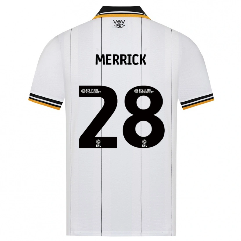 Danxen Hombre Camiseta Beth Merrick #28 Naranja Blanco Negro 2ª Equipación 2026/27 La Camisa México