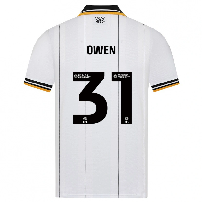 Danxen Hombre Camiseta Skye Owen #31 Naranja Blanco Negro 2ª Equipación 2026/27 La Camisa México