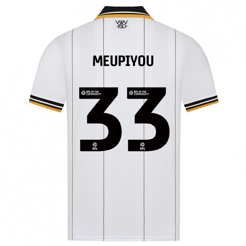Danxen Hombre Camiseta Bastien Meupiyou #33 Naranja Blanco Negro 2ª Equipación 2026/27 La Camisa México