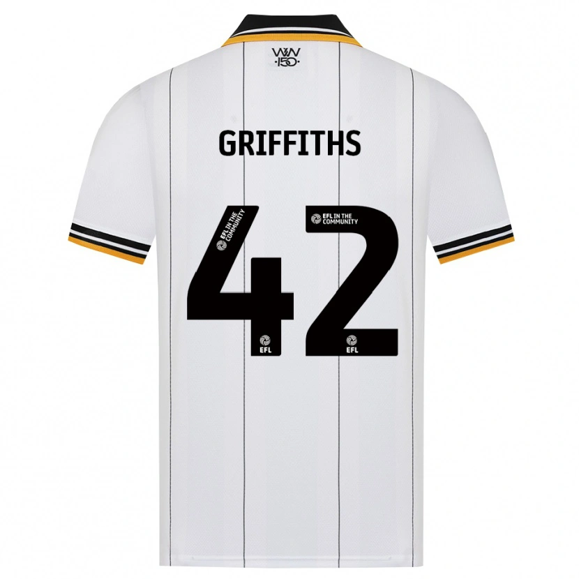 Danxen Hombre Camiseta Harvey Griffiths #42 Naranja Blanco Negro 2ª Equipación 2026/27 La Camisa México