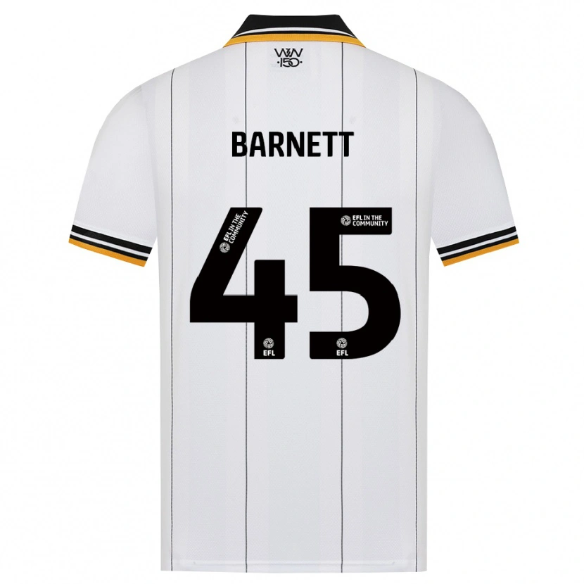 Danxen Hombre Camiseta Ty Barnett #45 Naranja Blanco Negro 2ª Equipación 2026/27 La Camisa México