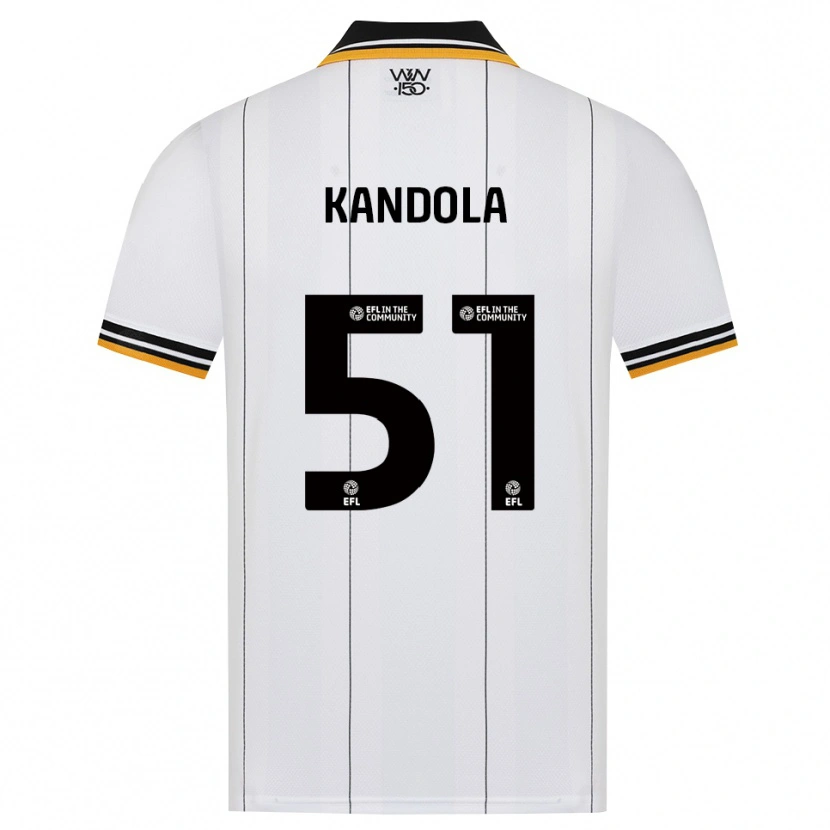 Danxen Hombre Camiseta Kam Kandola #51 Naranja Blanco Negro 2ª Equipación 2026/27 La Camisa México