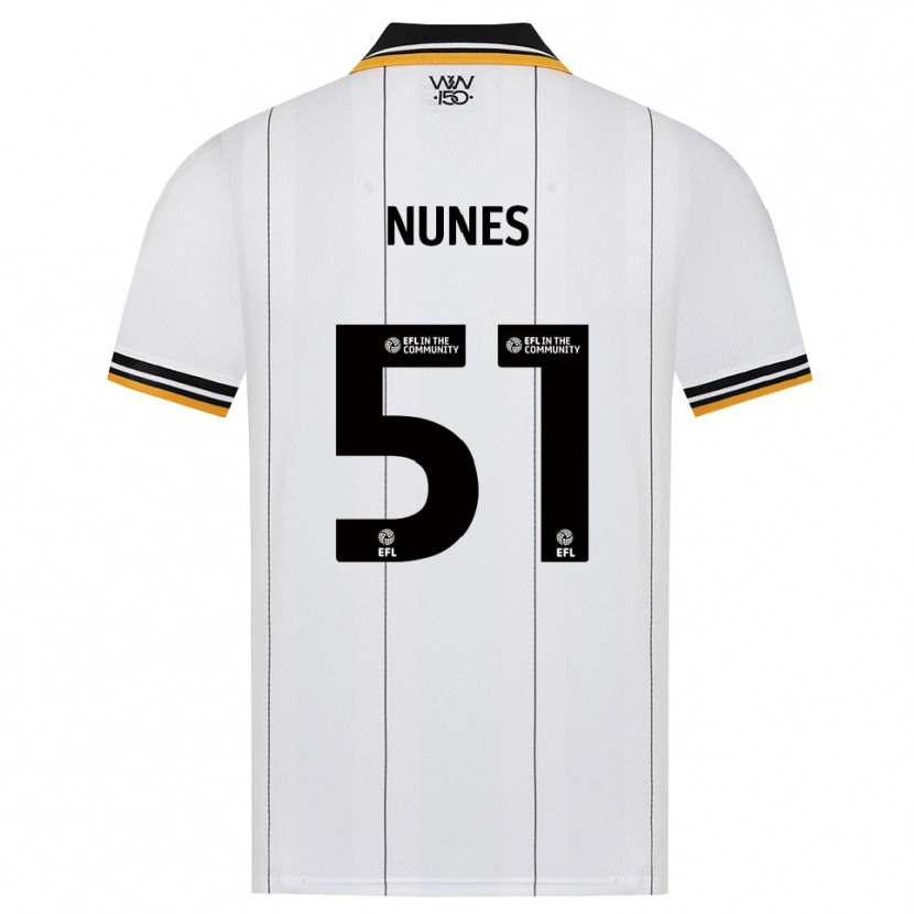 Danxen Hombre Camiseta Grazi Nunes #51 Naranja Blanco Negro 2ª Equipación 2026/27 La Camisa México