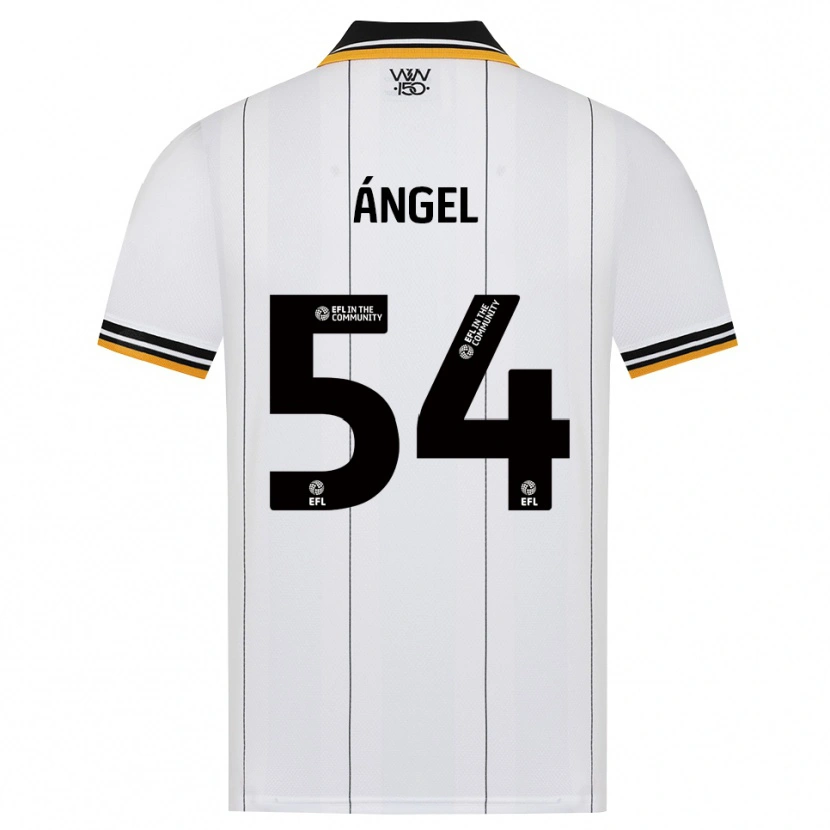 Danxen Hombre Camiseta Dani Ángel #54 Naranja Blanco Negro 2ª Equipación 2026/27 La Camisa México