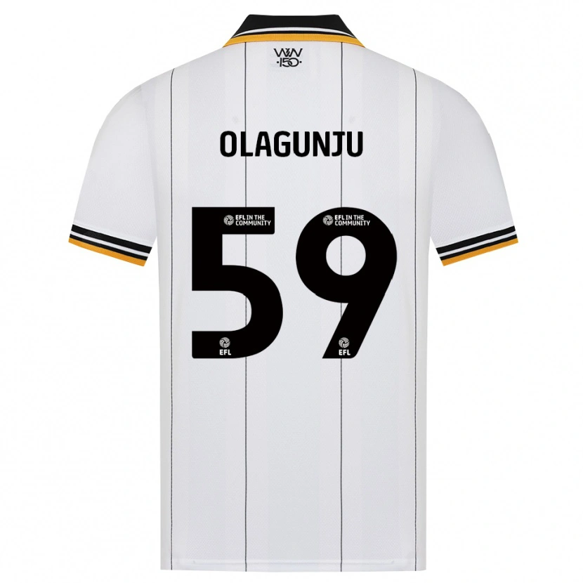 Danxen Hombre Camiseta Saheed Olagunju #59 Naranja Blanco Negro 2ª Equipación 2026/27 La Camisa México