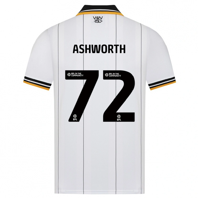 Danxen Hombre Camiseta Finn Ashworth #72 Naranja Blanco Negro 2ª Equipación 2026/27 La Camisa México