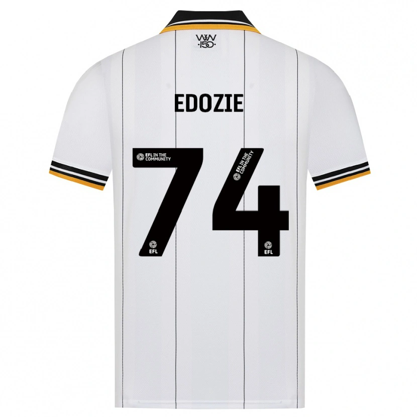 Danxen Hombre Camiseta Tom Edozie #74 Naranja Blanco Negro 2ª Equipación 2026/27 La Camisa México