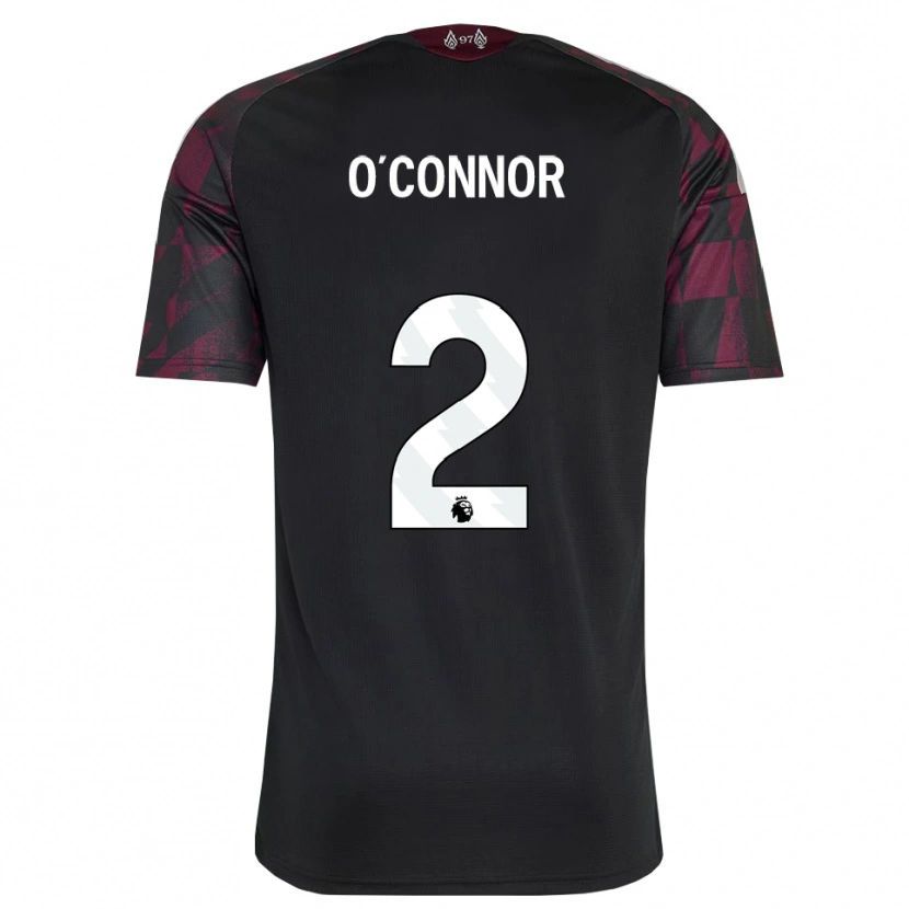 Danxen Hombre Camiseta Oliver O'connor #2 Negro Blanco Púrpura Equipación Tercera 2026/27 La Camisa México