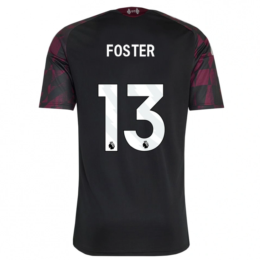 Danxen Hombre Camiseta Rylee Foster #13 Negro Blanco Púrpura Equipación Tercera 2026/27 La Camisa México