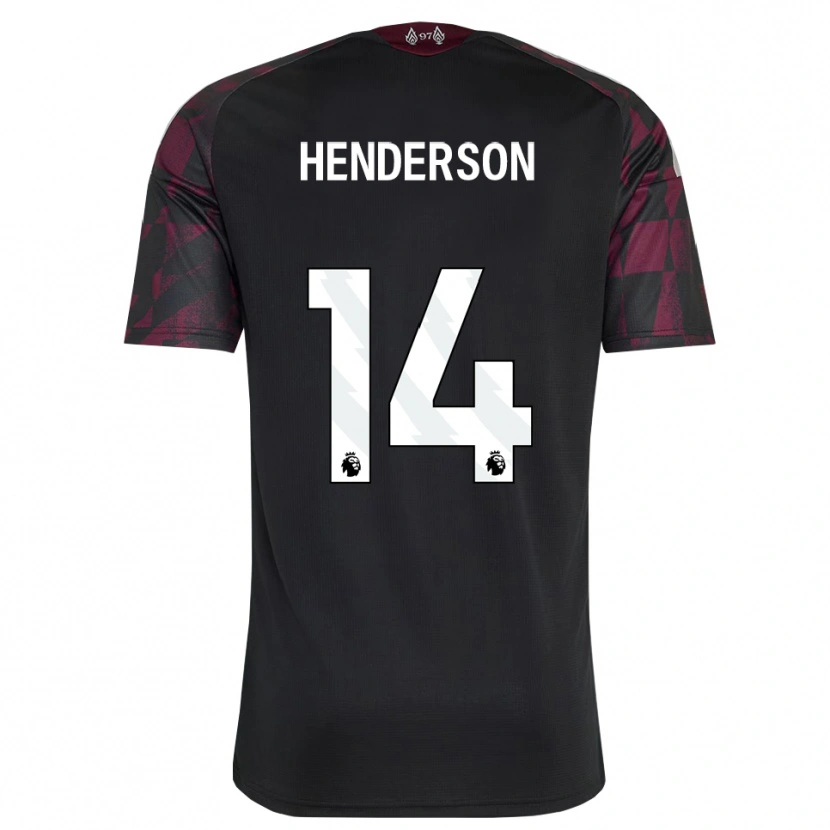 Danxen Hombre Camiseta Henderson #14 Negro Blanco Púrpura Equipación Tercera 2026/27 La Camisa México