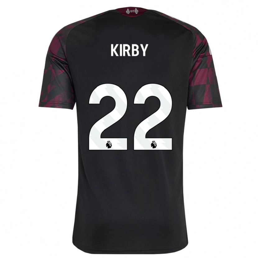 Danxen Hombre Camiseta Faye Kirby #22 Negro Blanco Púrpura Equipación Tercera 2026/27 La Camisa México