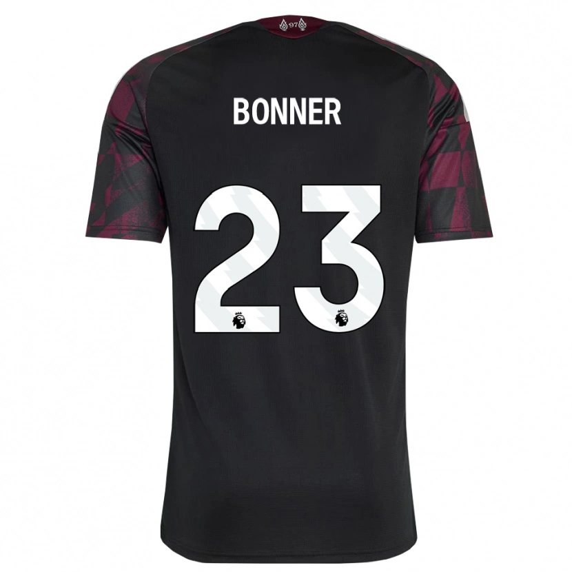 Danxen Hombre Camiseta Gemma Bonner #23 Negro Blanco Púrpura Equipación Tercera 2026/27 La Camisa México