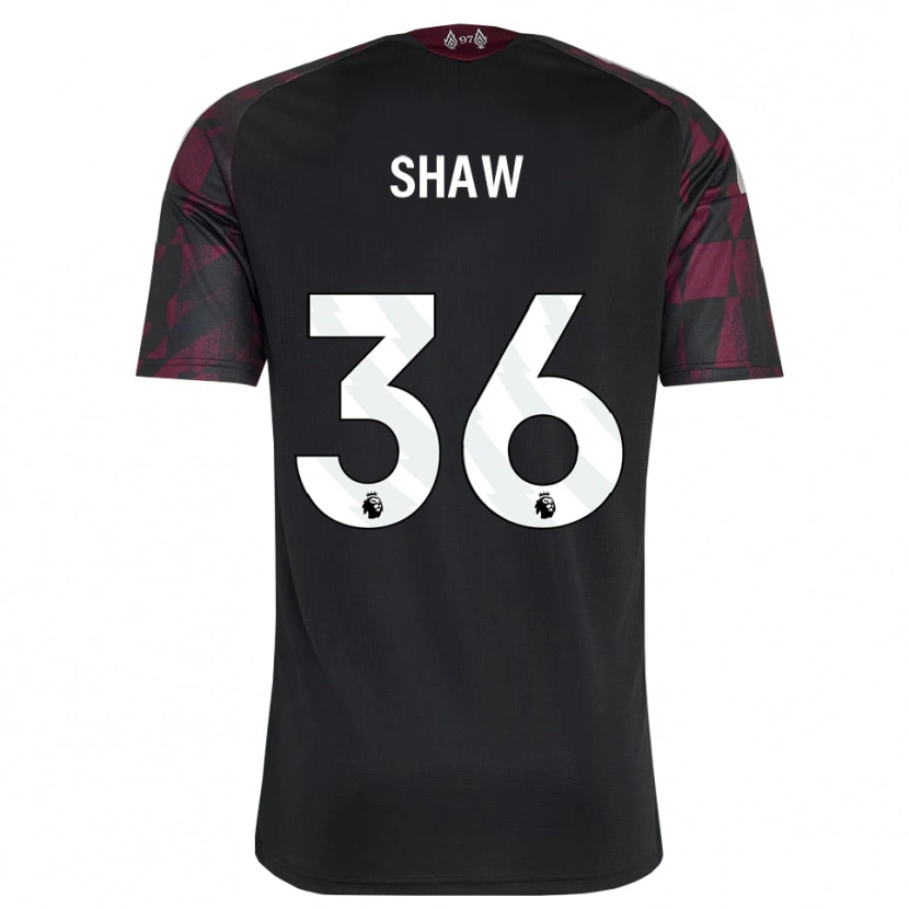 Danxen Hombre Camiseta Zara Shaw #36 Negro Blanco Púrpura Equipación Tercera 2026/27 La Camisa México