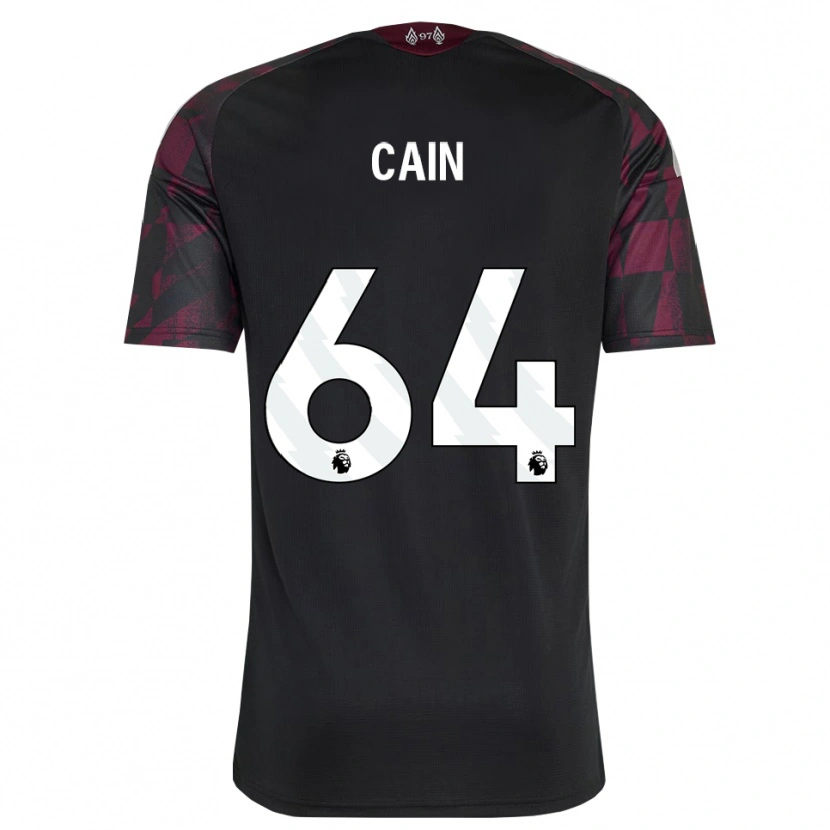 Danxen Hombre Camiseta Jake Cain #64 Negro Blanco Púrpura Equipación Tercera 2026/27 La Camisa México