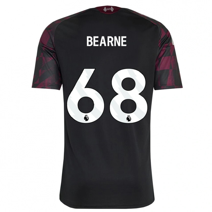 Danxen Hombre Camiseta Jack Bearne #68 Negro Blanco Púrpura Equipación Tercera 2026/27 La Camisa México