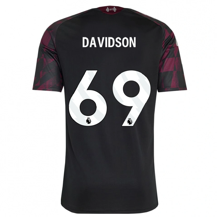 Danxen Hombre Camiseta Josh Davidson #69 Negro Blanco Púrpura Equipación Tercera 2026/27 La Camisa México
