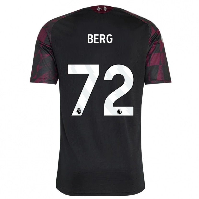 Danxen Hombre Camiseta Sepp Van Den Berg #72 Negro Blanco Púrpura Equipación Tercera 2026/27 La Camisa México