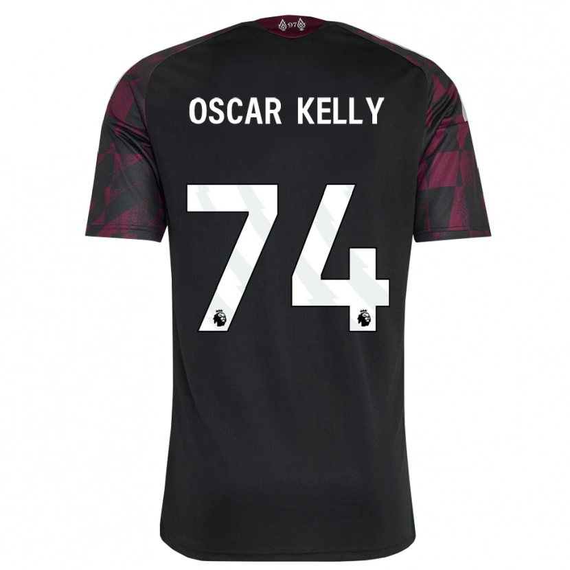 Danxen Hombre Camiseta Oscar Kelly #74 Negro Blanco Púrpura Equipación Tercera 2026/27 La Camisa México