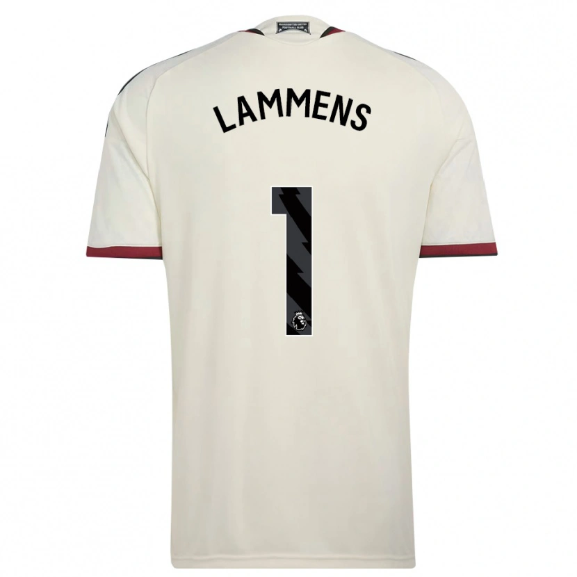 Danxen Hombre Camiseta Senne Lammens #1 Beige Negro Rojo Equipación Tercera 2026/27 La Camisa México