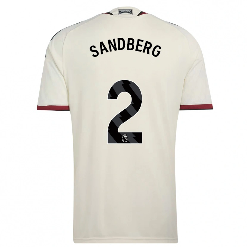 Danxen Hombre Camiseta Anna Sandberg #2 Beige Negro Rojo Equipación Tercera 2026/27 La Camisa México