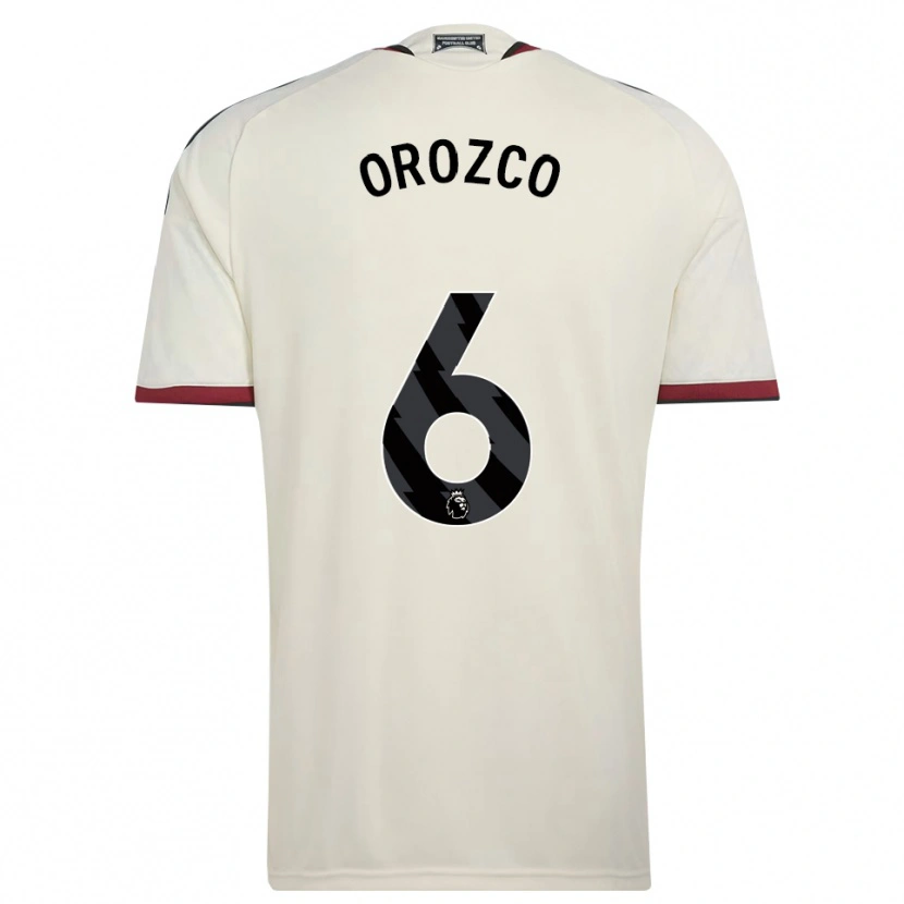 Danxen Hombre Camiseta Cristian Orozco #6 Beige Negro Rojo Equipación Tercera 2026/27 La Camisa México