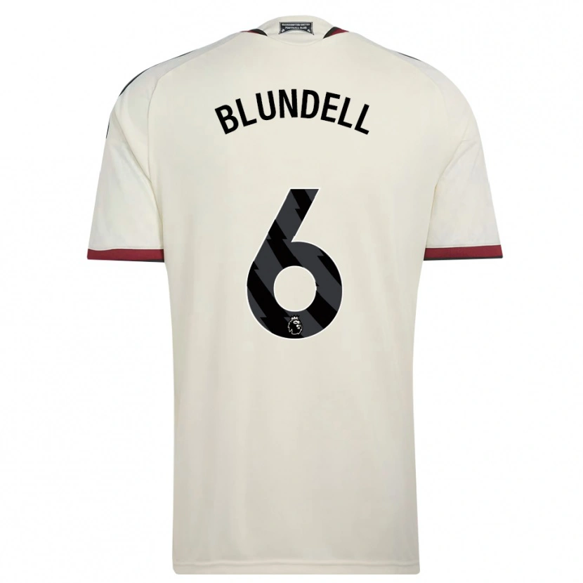 Danxen Hombre Camiseta Hannah Blundell #6 Beige Negro Rojo Equipación Tercera 2026/27 La Camisa México