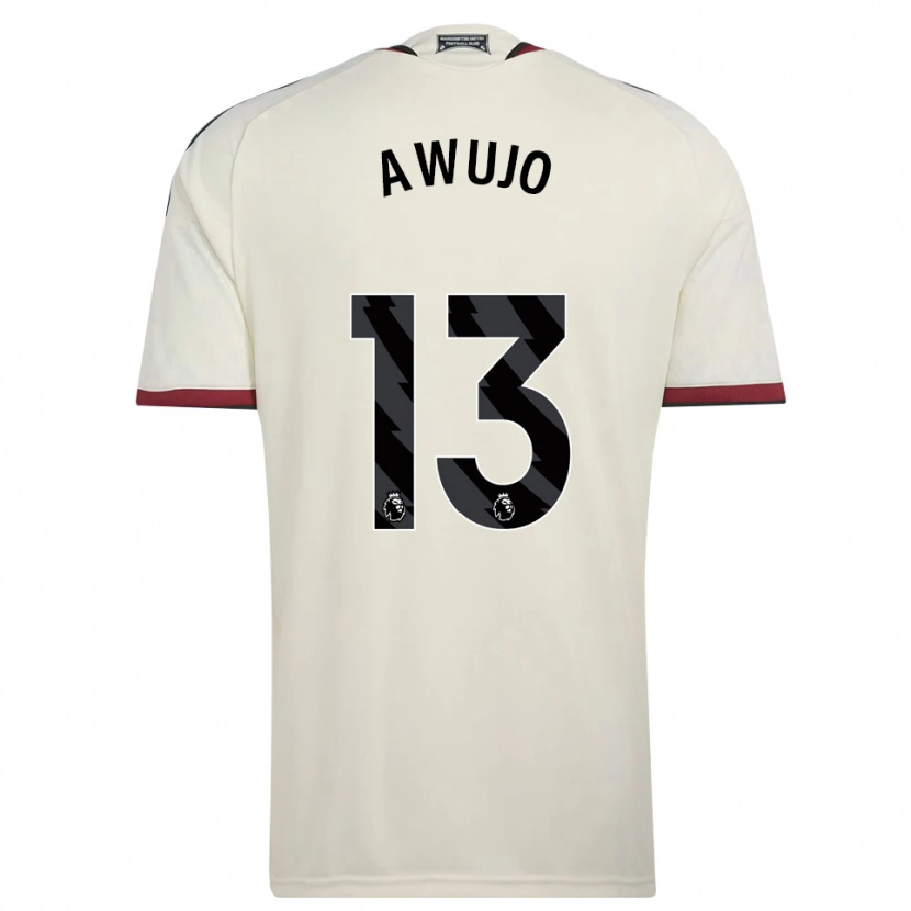 Danxen Hombre Camiseta Simi Awujo #13 Beige Negro Rojo Equipación Tercera 2026/27 La Camisa México