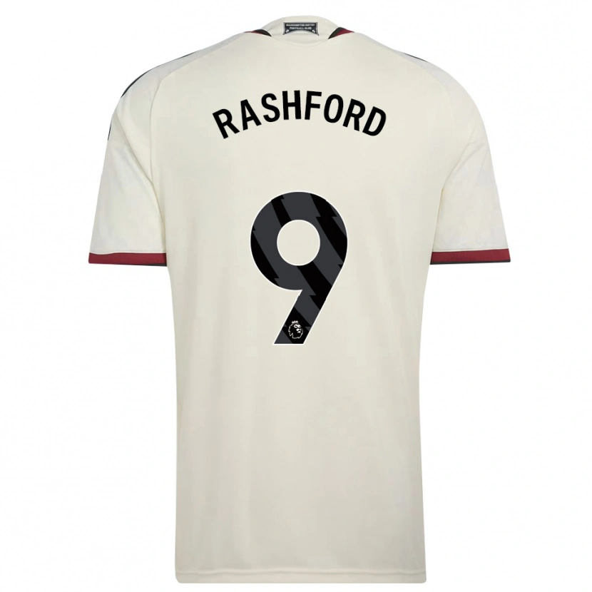 Danxen Hombre Camiseta Marcus Rashford #9 Beige Negro Rojo Equipación Tercera 2026/27 La Camisa México