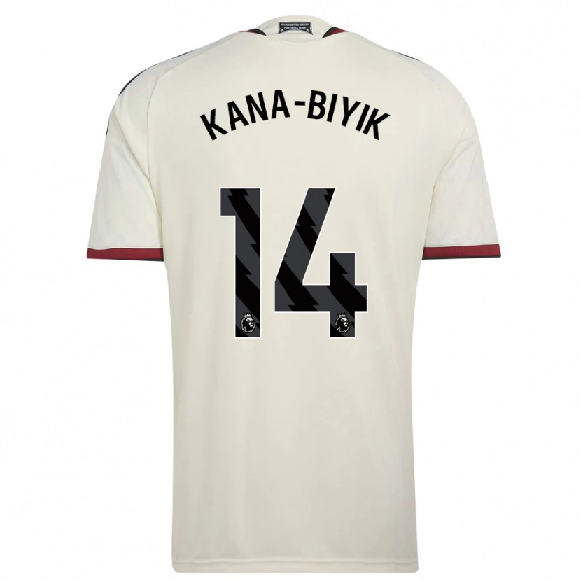 Danxen Hombre Camiseta Enzo Kana-Biyik #14 Beige Negro Rojo Equipación Tercera 2026/27 La Camisa México