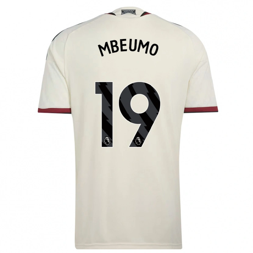 Danxen Hombre Camiseta Bryan Mbeumo #19 Beige Negro Rojo Equipación Tercera 2026/27 La Camisa México