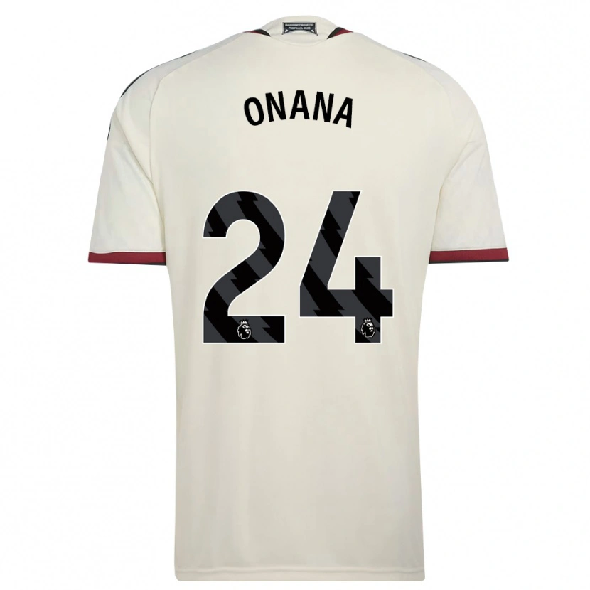 Danxen Hombre Camiseta Andre Onana #24 Beige Negro Rojo Equipación Tercera 2026/27 La Camisa México