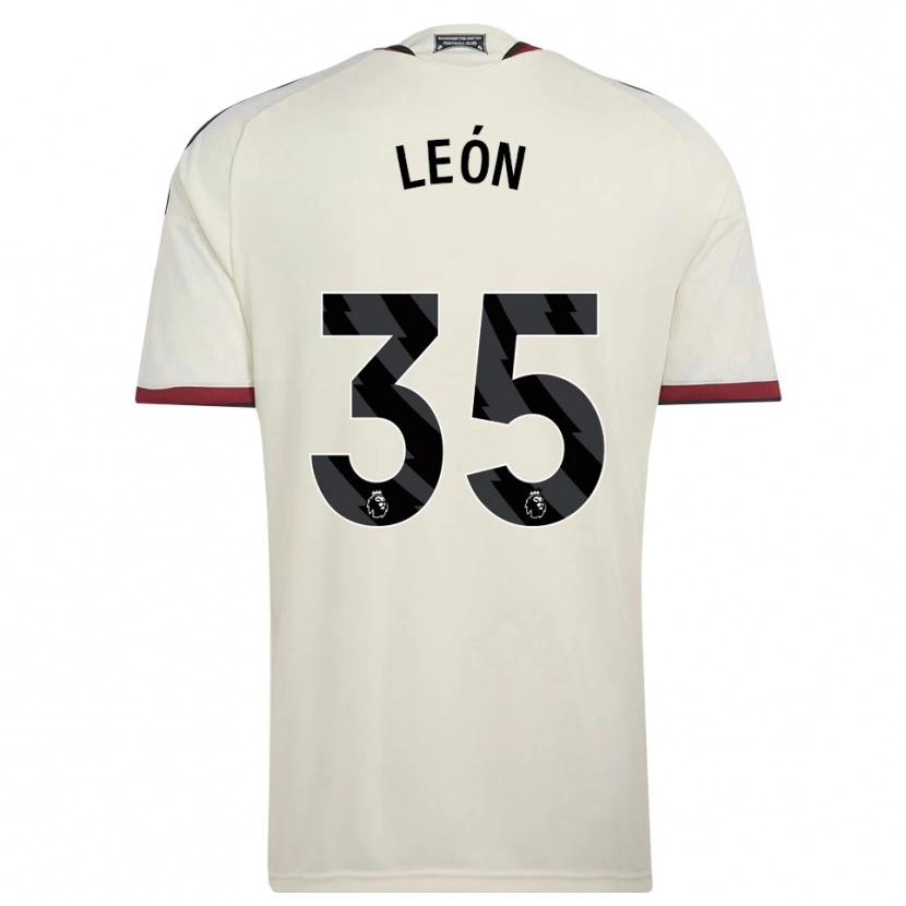 Danxen Hombre Camiseta Diego León #35 Beige Negro Rojo Equipación Tercera 2026/27 La Camisa México