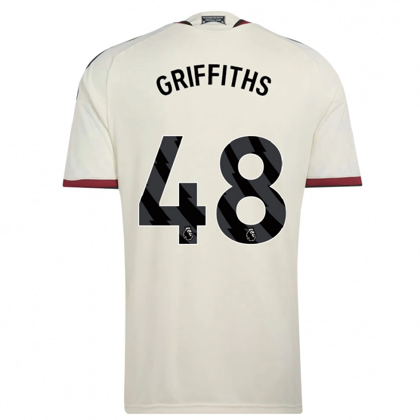 Danxen Hombre Camiseta Mared Griffiths #48 Beige Negro Rojo Equipación Tercera 2026/27 La Camisa México