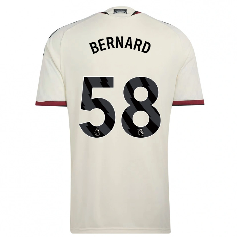 Danxen Hombre Camiseta Bernard #58 Beige Negro Rojo Equipación Tercera 2026/27 La Camisa México