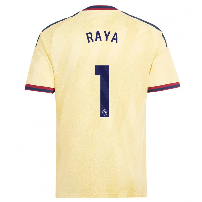 Danxen Hombre Camiseta David Raya #1 Amarilloclaro Azulmedianoche Equipación Tercera 2026/27 La Camisa México