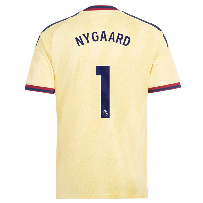 Danxen Hombre Camiseta Lucas Nygaard #1 Amarilloclaro Azulmedianoche Equipación Tercera 2026/27 La Camisa México