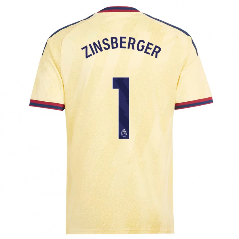 Danxen Hombre Camiseta Manuela Zinsberger #1 Amarilloclaro Azulmedianoche Equipación Tercera 2026/27 La Camisa México