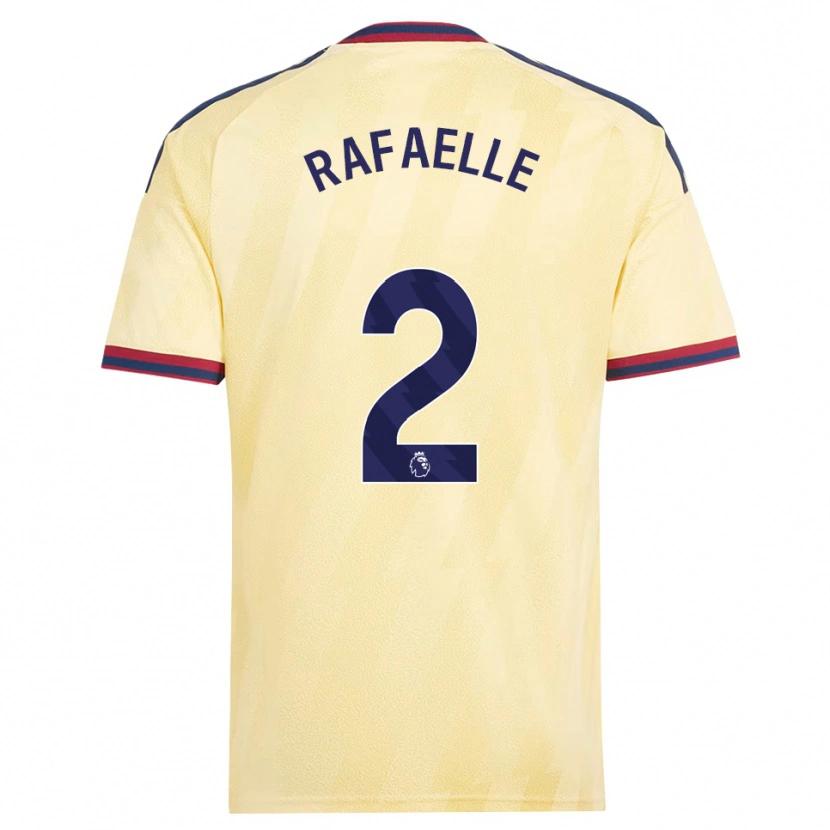 Danxen Hombre Camiseta Rafaelle Souza #2 Amarilloclaro Azulmedianoche Equipación Tercera 2026/27 La Camisa México