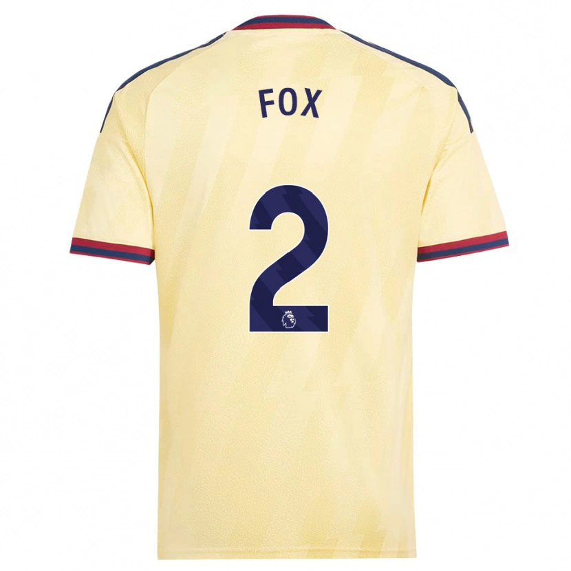 Danxen Hombre Camiseta Emily Fox #2 Amarilloclaro Azulmedianoche Equipación Tercera 2026/27 La Camisa México