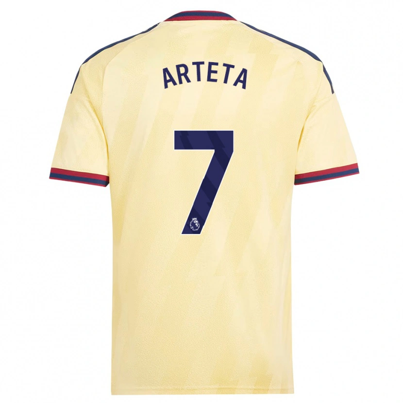 Danxen Hombre Camiseta Gabriel Arteta #7 Amarilloclaro Azulmedianoche Equipación Tercera 2026/27 La Camisa México
