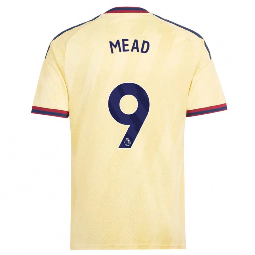 Danxen Hombre Camiseta Beth Mead #9 Amarilloclaro Azulmedianoche Equipación Tercera 2026/27 La Camisa México