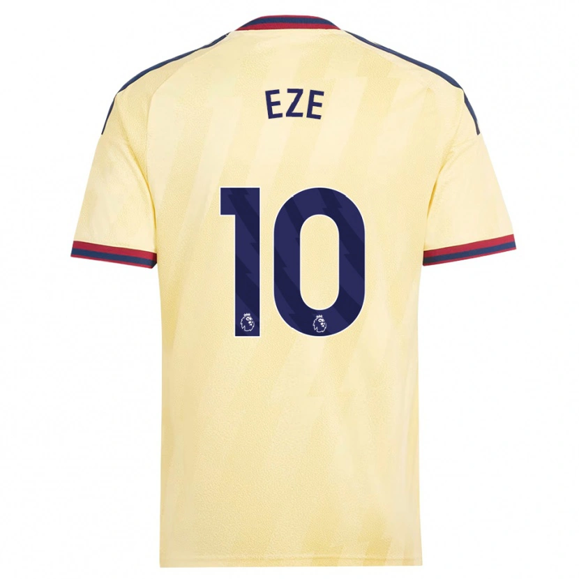 Danxen Hombre Camiseta Eberechi Eze #10 Amarilloclaro Azulmedianoche Equipación Tercera 2026/27 La Camisa México