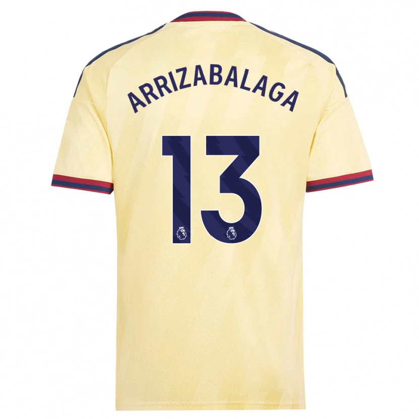 Danxen Hombre Camiseta Kepa Arrizabalaga #13 Amarilloclaro Azulmedianoche Equipación Tercera 2026/27 La Camisa México
