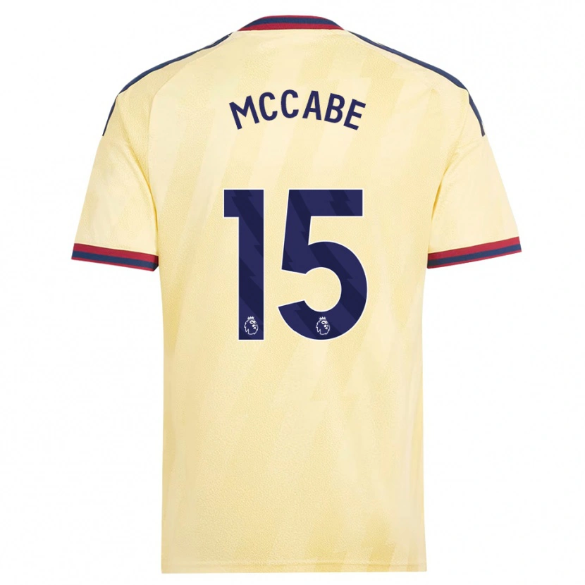 Danxen Hombre Camiseta Katie Mccabe #15 Amarilloclaro Azulmedianoche Equipación Tercera 2026/27 La Camisa México