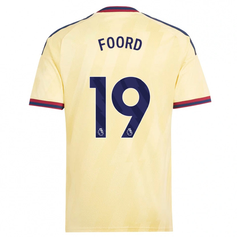 Danxen Hombre Camiseta Caitlin Foord #19 Amarilloclaro Azulmedianoche Equipación Tercera 2026/27 La Camisa México