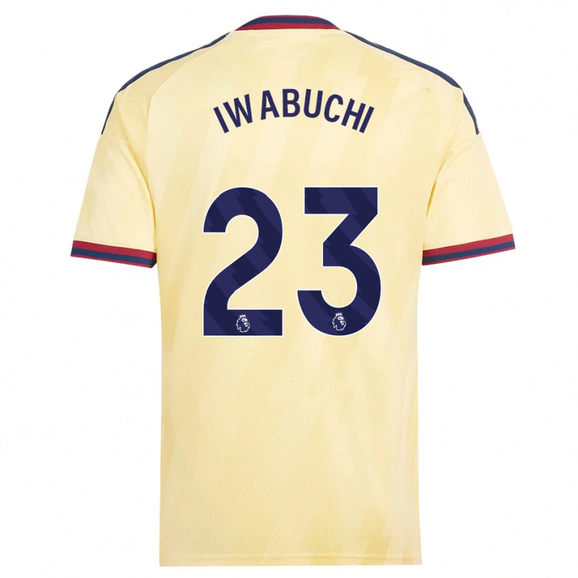Danxen Hombre Camiseta Mana Iwabuchi #23 Amarilloclaro Azulmedianoche Equipación Tercera 2026/27 La Camisa México