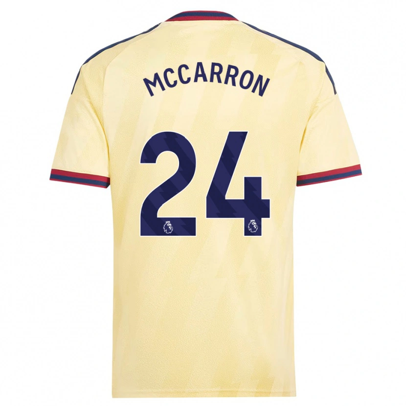 Danxen Hombre Camiseta Daniel Mccarron #24 Amarilloclaro Azulmedianoche Equipación Tercera 2026/27 La Camisa México